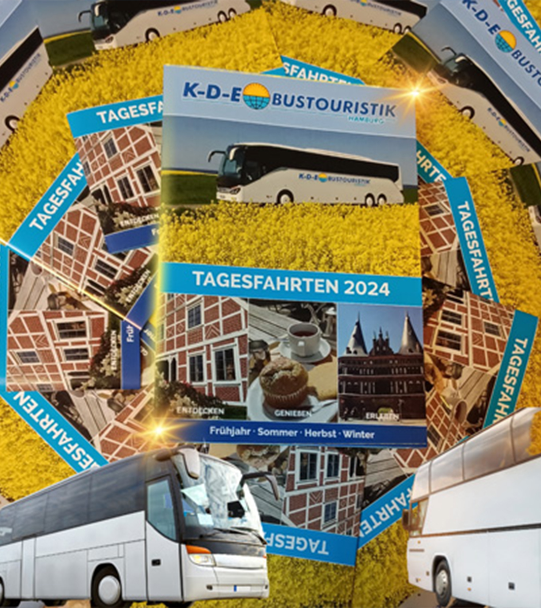 K-D-E Bustouristik Hamburg Reisen 2024 Tagesfahrten